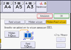 Afbeelding van bedieningspaneel