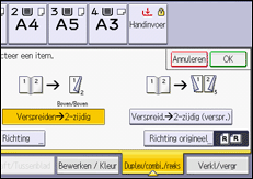 Afbeelding van bedieningspaneel