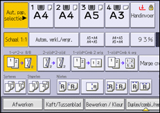 Afbeelding van bedieningspaneel