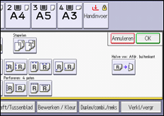 Afbeelding van bedieningspaneel