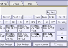 Afbeelding van bedieningspaneel