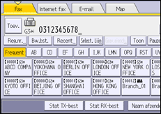 Afbeelding van bedieningspaneel