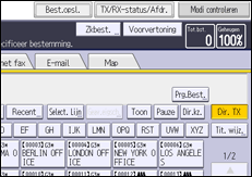 Afbeelding van bedieningspaneel