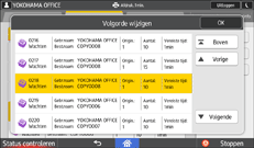 Afbeelding van bedieningspaneel