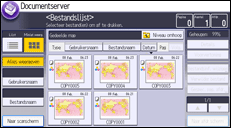 Afbeelding van bedieningspaneel