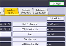 Afbeelding van bedieningspaneel