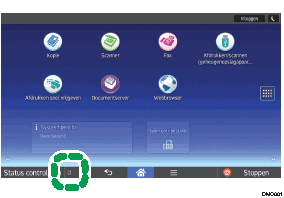 Afbeelding van bedieningspaneel