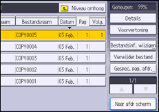 Afbeelding van bedieningspaneel