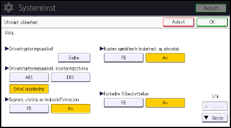 Illustrasjon av kontrollpanelet