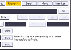 Illustrasjon av kontrollpanelet