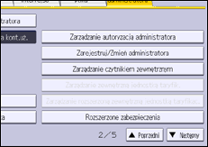 Ilustracja ekranu panela operacyjnego