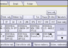 Ilustracja ekranu panela operacyjnego