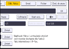 Ilustracja ekranu panela operacyjnego