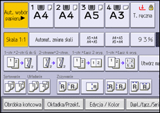 Ilustracja ekranu panela operacyjnego