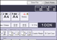การแสดงหน้าจอแผงควบคุม
