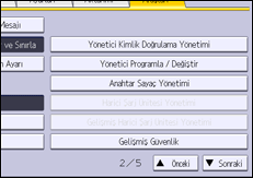 İşlem paneli ekran çizimi