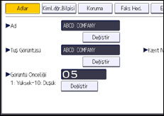 İşlem paneli ekran çizimi
