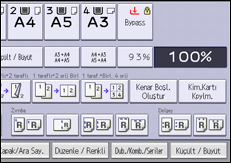 İşlem paneli ekran çizimi
