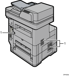 Main unit illustration numbered callout illustration