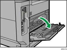 Ilustração da parte traseira do equipamento