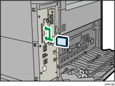 Ilustração da placa opcional