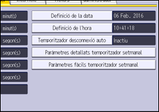 Il·lustració de pantalla del panell d'operacions