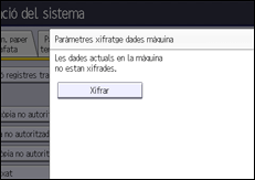 Il·lustració de pantalla del panell d'operacions