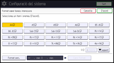 Il·lustració de pantalla del panell d'operacions