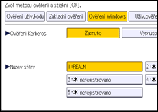 Ilustrace displeje ovládacího panelu