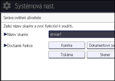 Ilustrace displeje ovládacího panelu