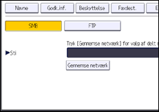 Illustration af displayet på betjeningspanelet