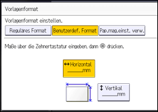 Abbildung Bedienfeld-Display
