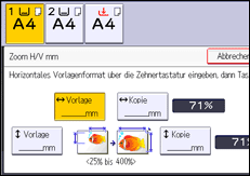 Abbildung Bedienfeld-Display
