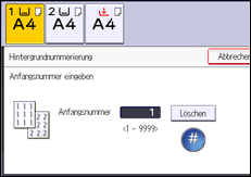Abbildung Bedienfeld-Display