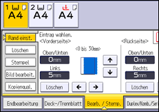 Abbildung Bedienfeld-Display
