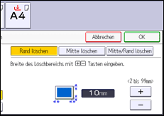 Abbildung Bedienfeld-Display