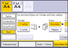 Abbildung Bedienfeld-Display