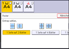 Abbildung Bedienfeld-Display