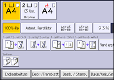 Abbildung Bedienfeld-Display