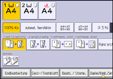Abbildung Bedienfeld-Display