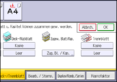Abbildung Bedienfeld-Display