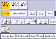 Abbildung Bedienfeld-Display