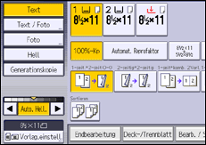 Abbildung Bedienfeld-Display