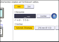 Abbildung Bedienfeld-Display