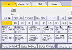 Abbildung Bedienfeld-Display