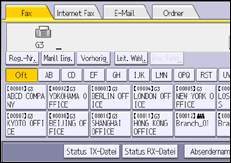 Abbildung Bedienfeld-Display
