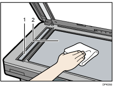 Nummerierte Abbildung Vorlagenglas
