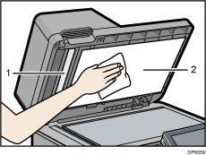 Nummerierte Abbildung des Dual-Scan-ADFs