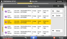 Abbildung Bedienfeld-Display