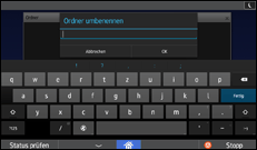 Abbildung Bedienfeld-Display